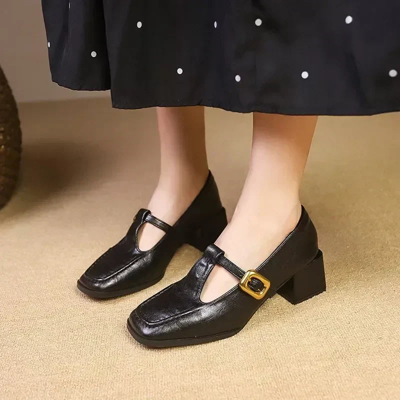 Monique | Classic French Mary Jane Shoes