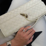 Melanie - Gold Knot Detail Clutch