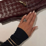 Melanie - Gold Knot Detail Clutch