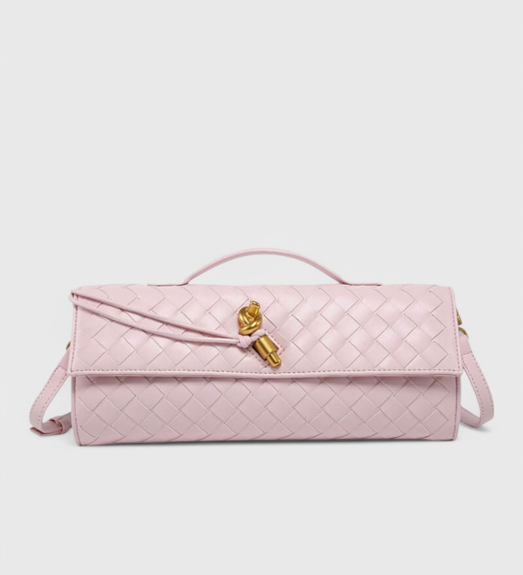Melanie - Gold Knot Detail Clutch