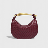 Gerda - Woven Tote with Elegant Gold Handle