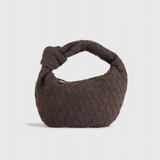 Remi - Small Woven Bag with Knot Accent