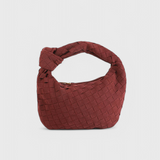 Remi - Small Woven Bag with Knot Accent
