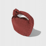 Remi - Small Woven Bag with Knot Accent