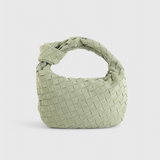 Remi - Small Woven Bag with Knot Accent