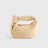 Remi - Small Woven Bag with Knot Accent