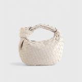 Remi - Small Woven Bag with Knot Accent
