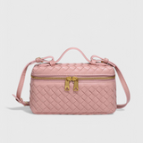 Milla - Mini Woven Bag with Elegant Gold Details