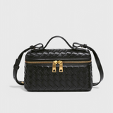 Milla - Mini Woven Bag with Elegant Gold Details