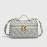 Milla - Mini Woven Bag with Elegant Gold Details