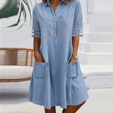 Ruby | Relaxed Denim Dress