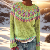 Ginevra | Fair Isle Merino Wool Sweater
