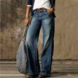 Women's High-Waisted Wide-Leg Jeans