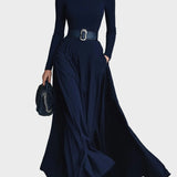 Léocadie - Oversized Knitted Dress with High Neck