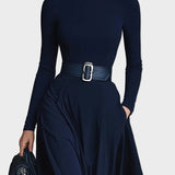 Léocadie - Oversized Knitted Dress with High Neck