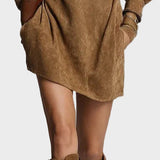 Georgette - Roll Neck Mini Dress