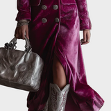 Julienne - Luxe Velvet Maxi Blazer Dress