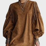 Annette - Retro-Inspired Mini Dress with Sleeves