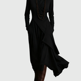 Violet Pleated Maxi Dress