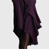 Violet Pleated Maxi Dress