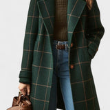 Yrsa | Checked Tweed-Style Coat