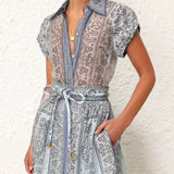 Adele - Bohemian Print Two-Piece Ensemble