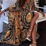 Faye - Bohemian Print Dress