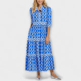 JULIANA | Chain Pattern Midi Dress