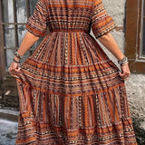 Joraine - Elegant Ethnic Flow Dress
