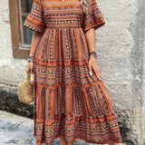 Joraine - Elegant Ethnic Flow Dress