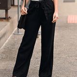 Joleen - Women's Comfort Trousers with Adjustable Drawstring and Elastic Waistband