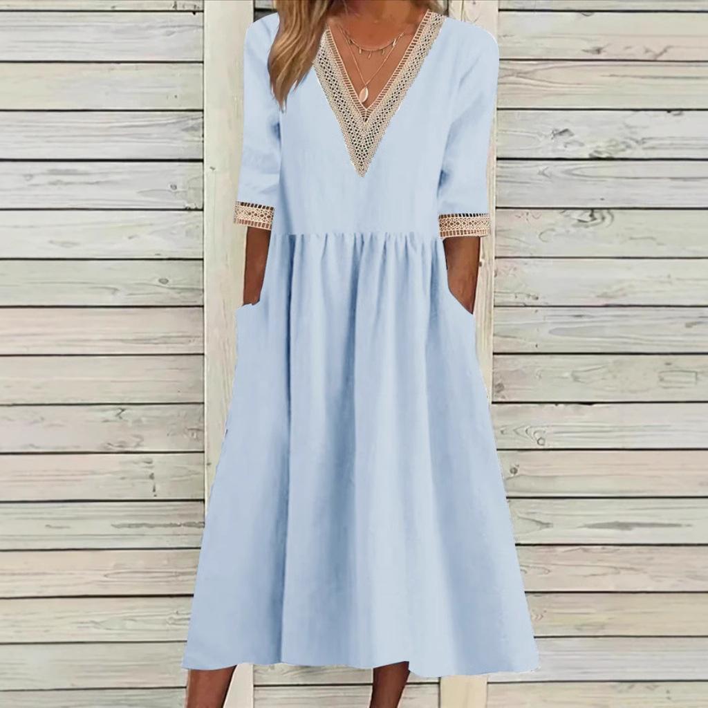LIVIA | Lace Midi Dress