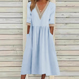 LIVIA | Lace Midi Dress