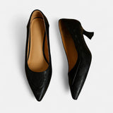 Amara Leather High Heels