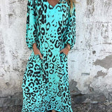 Jessa - Leopard Print Maxi Dress