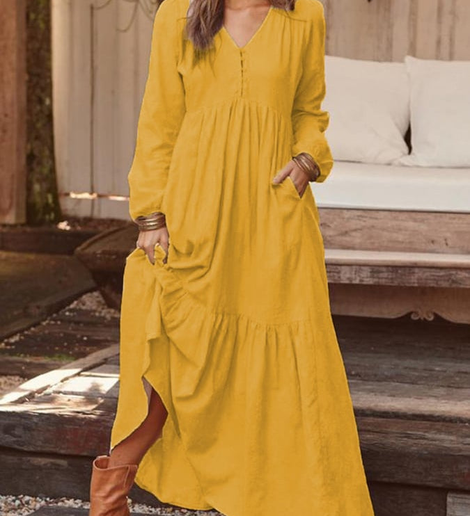 Cadence - Elegant Floral Dress