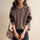 Emily | Cozy Knit Hoodie