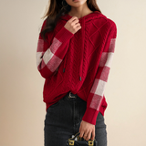 Emily | Cozy Knit Hoodie