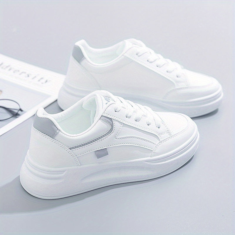 Stylish White Sneakers with Lightweight Comfort