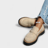 Lora™ | Round Toe Casual Slip-On Shoes