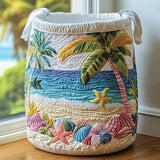 Palmshell | Artisan Hand-Quilted Laundry Basket