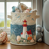 Lightcove | Artisan Hand-Quilted Laundry Basket