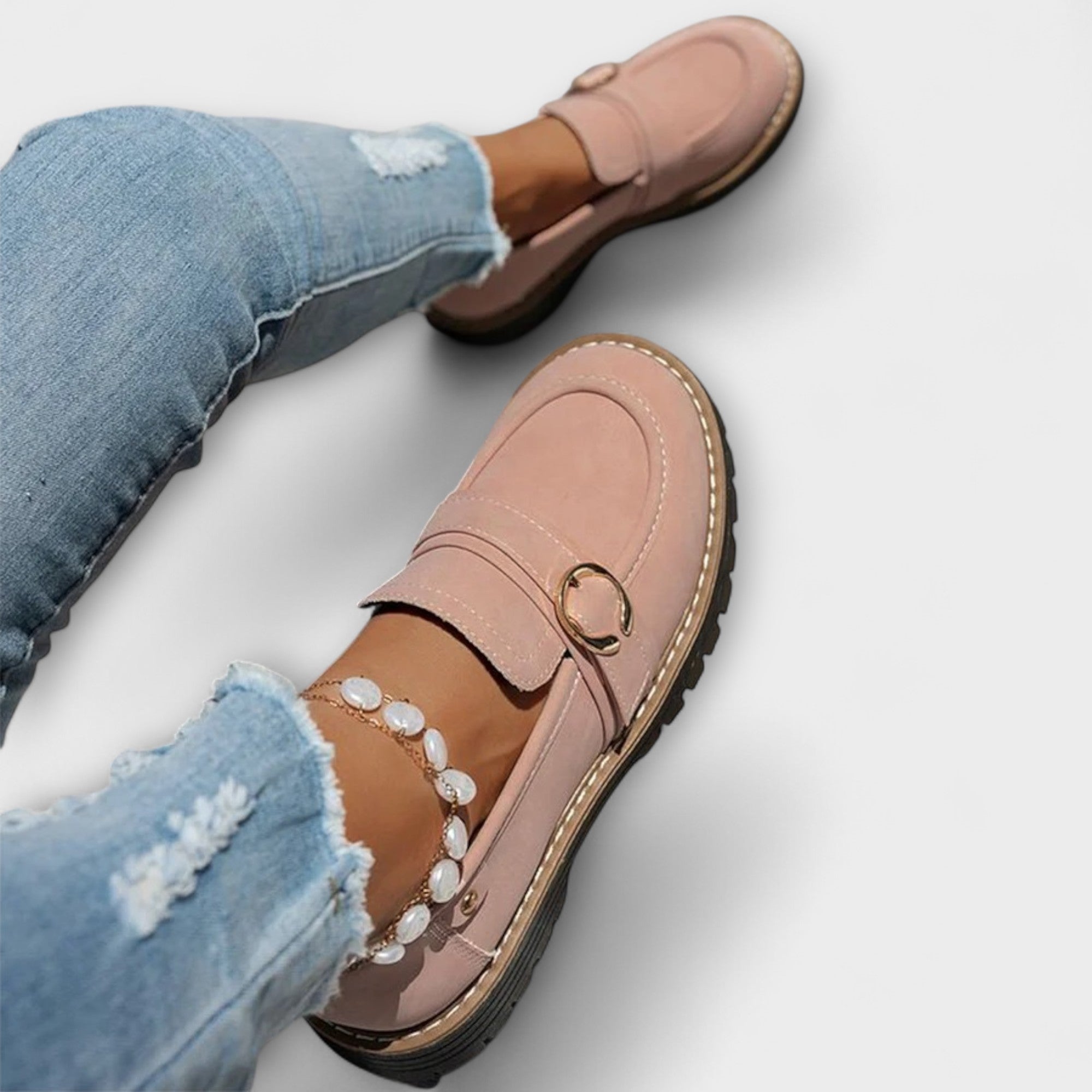 Lora™ | Round Toe Casual Slip-On Shoes