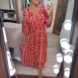 Lillia - Bohemian Print Dress