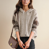 Emily | Cozy Knit Hoodie