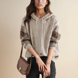 Emily | Cozy Knit Hoodie