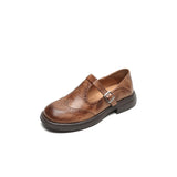 Wanda | Classic Leather Mary Jane Shoes