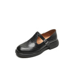 Wanda | Classic Leather Mary Jane Shoes