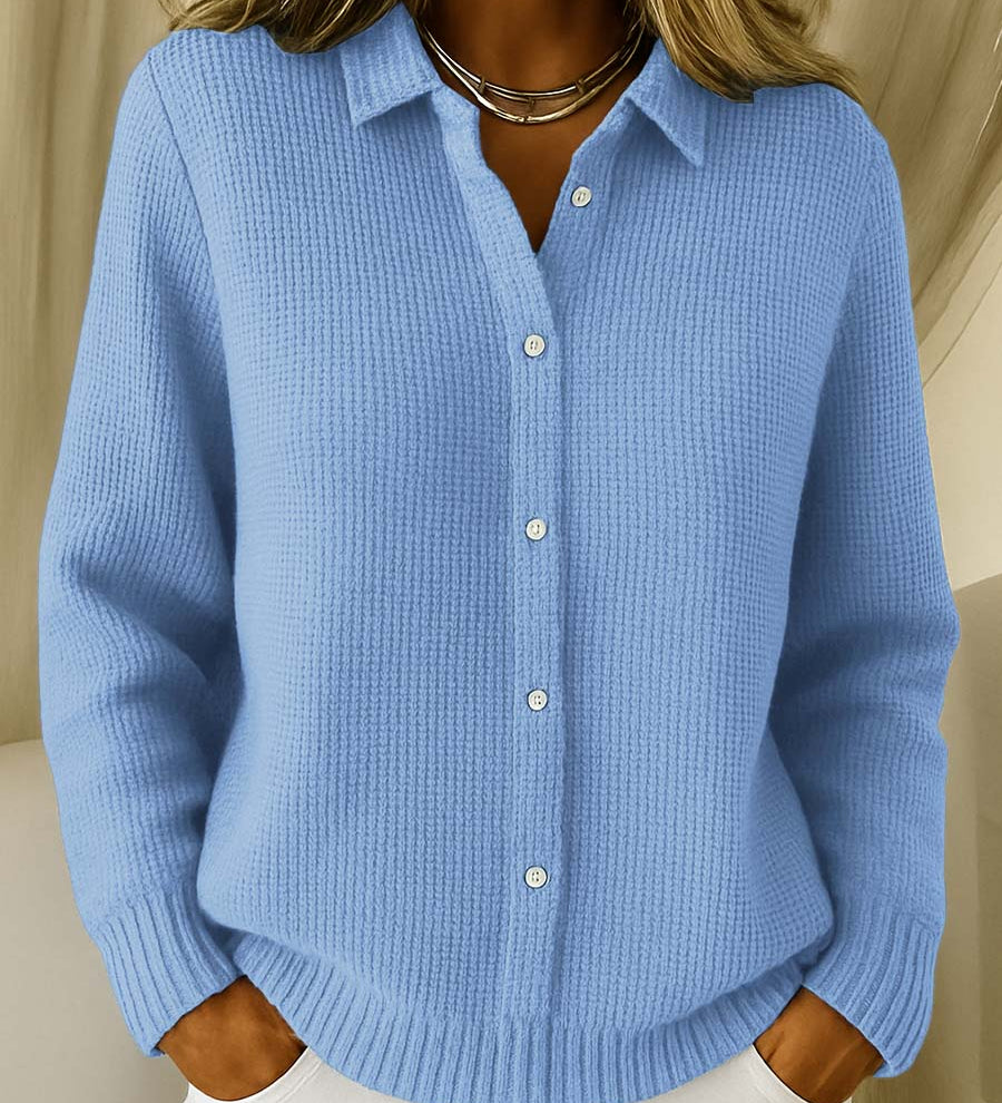 Katrina | Textured Button-Up Knitted Gilet
