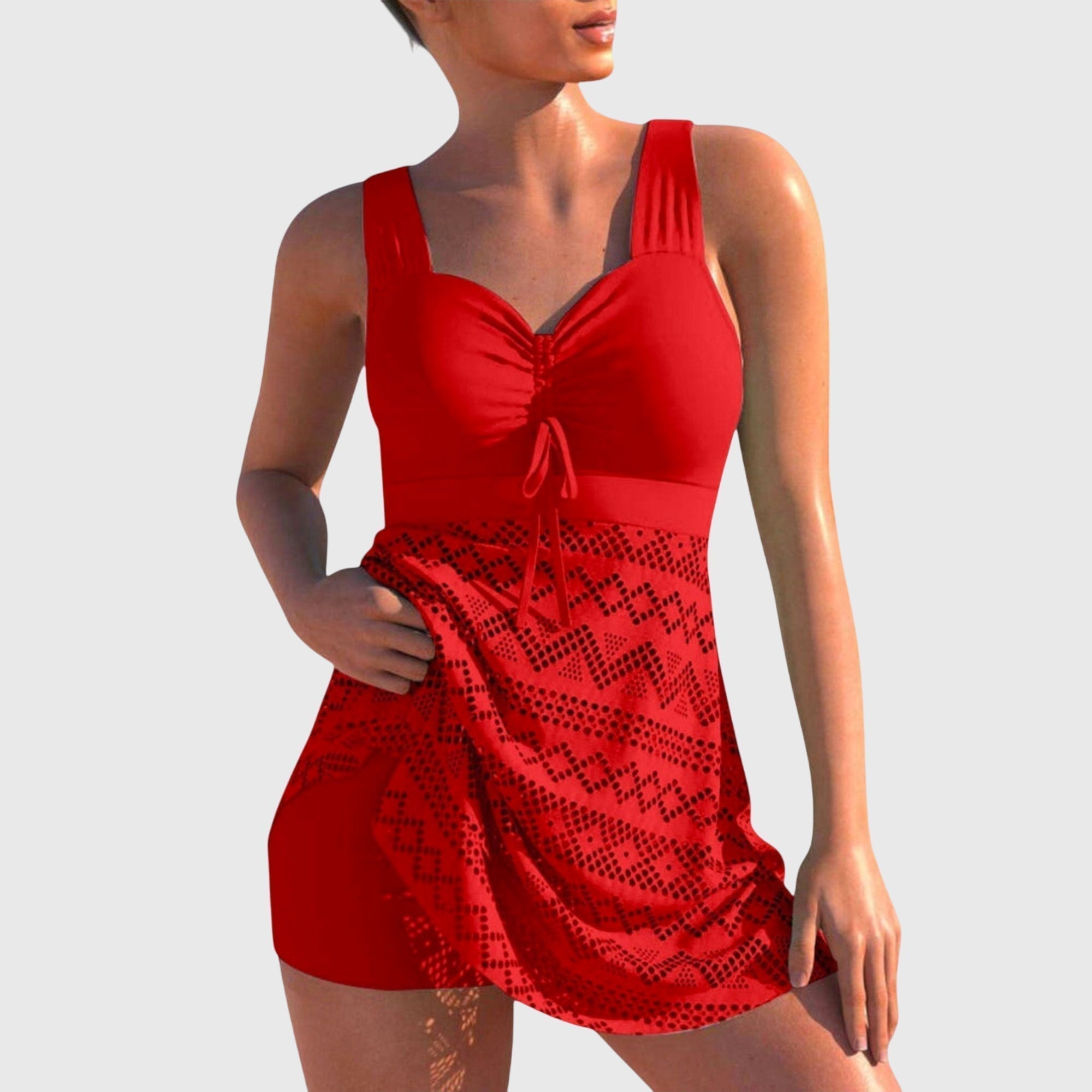 Isabella | Two-Piece Swimsuit Set with Skirt